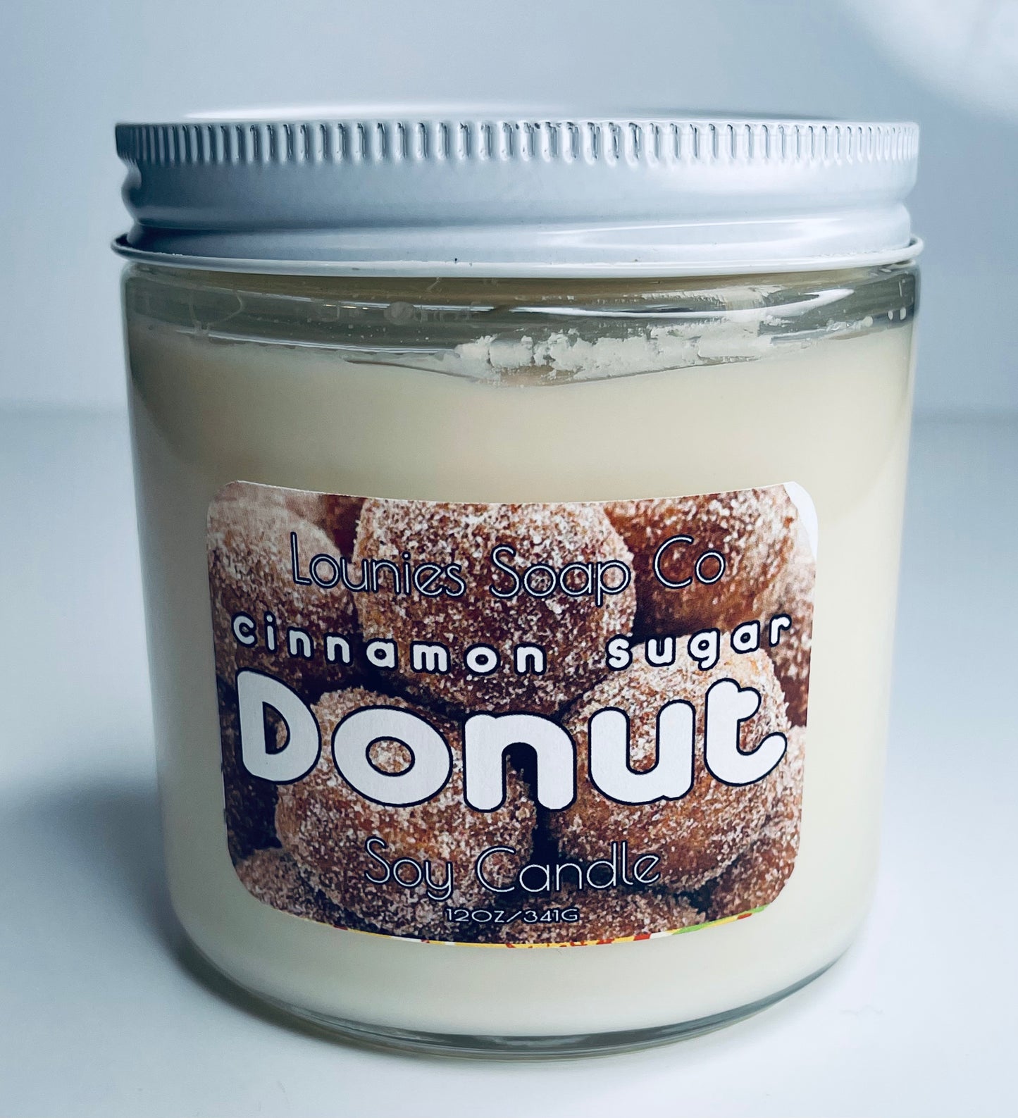 Cinnamon Sugar Donut Candle