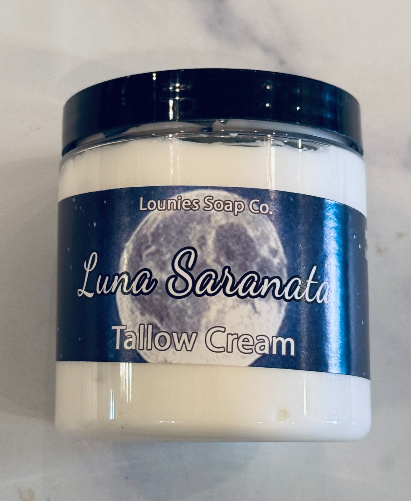 Luna Saranata Tallow Body Cream 8oz Jar - Lounies Soap Co.