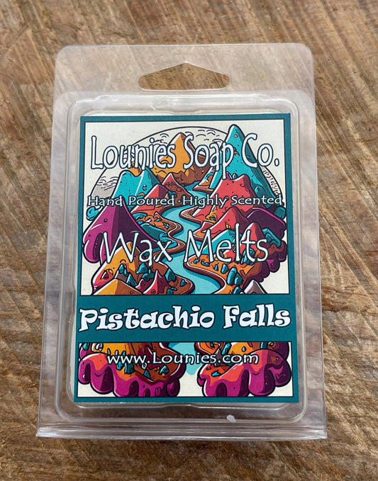 Pistachio Falls Wax Melt by Lounies Soap Co.