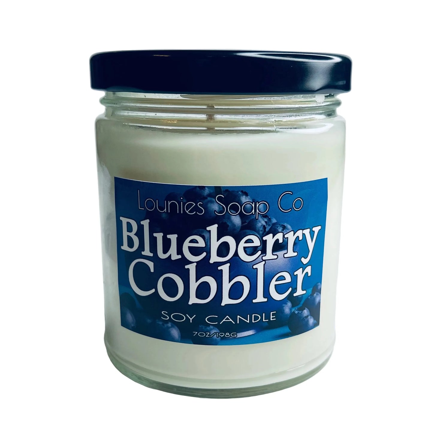 Blueberry Cobbler Candle by Lounies Soap Co.