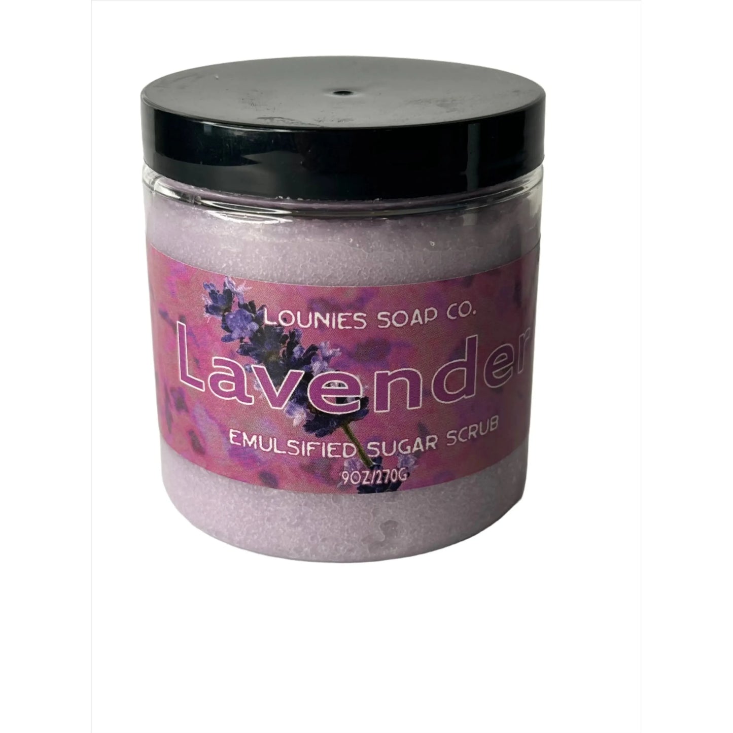Lavender Sugar Scrub by Lounies Soap Co.
