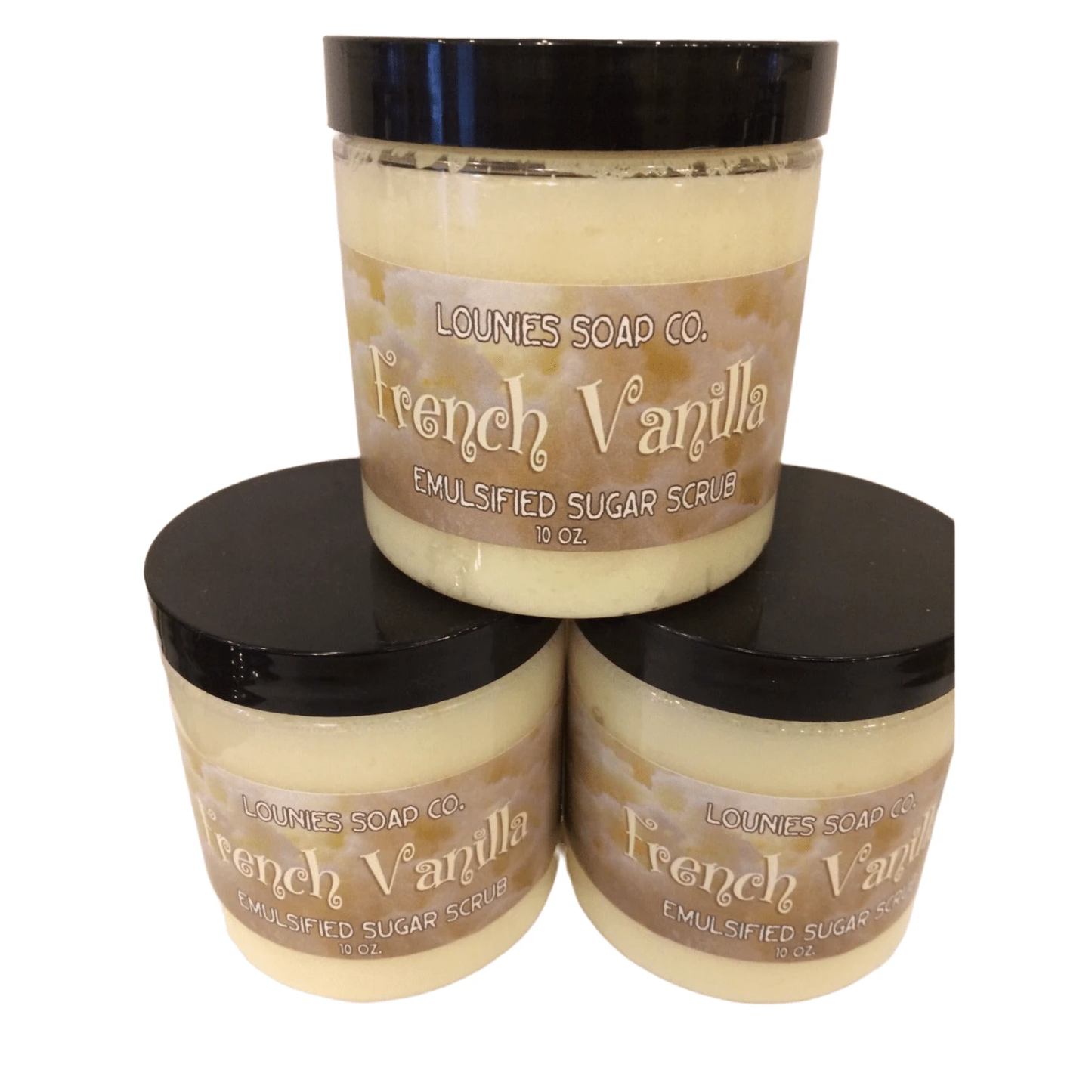 French Vanilla Sugar Scrub - Lounies Soap Co.