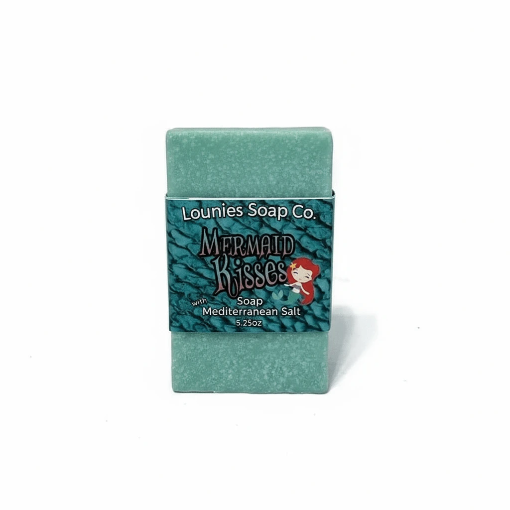 Mermaid Kisses Sea Salt Soap by Lounies Soap Co.