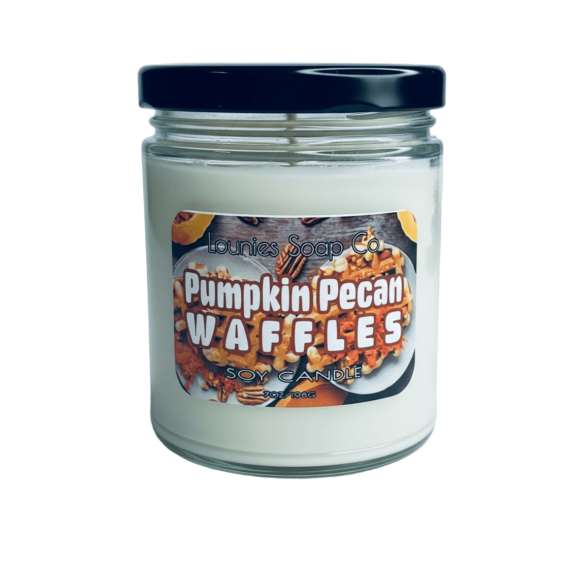 Pumpkin Pecan Waffle Candle by Lounies Soap Co.