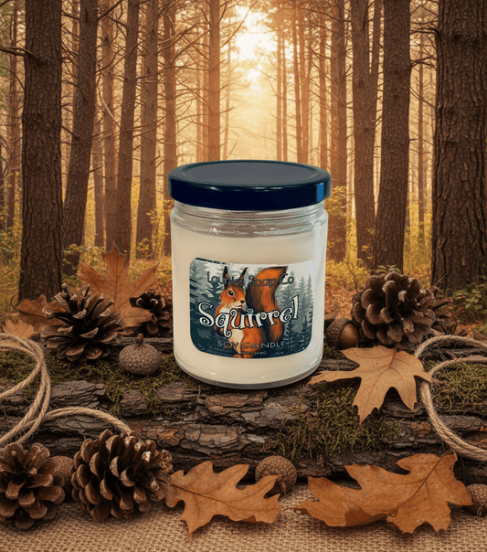 Squirrel Soy Candle - Lounies Soap Co.