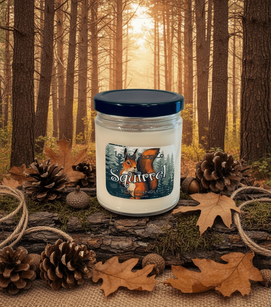 Squirrel Soy Candle - Lounies Soap Co.