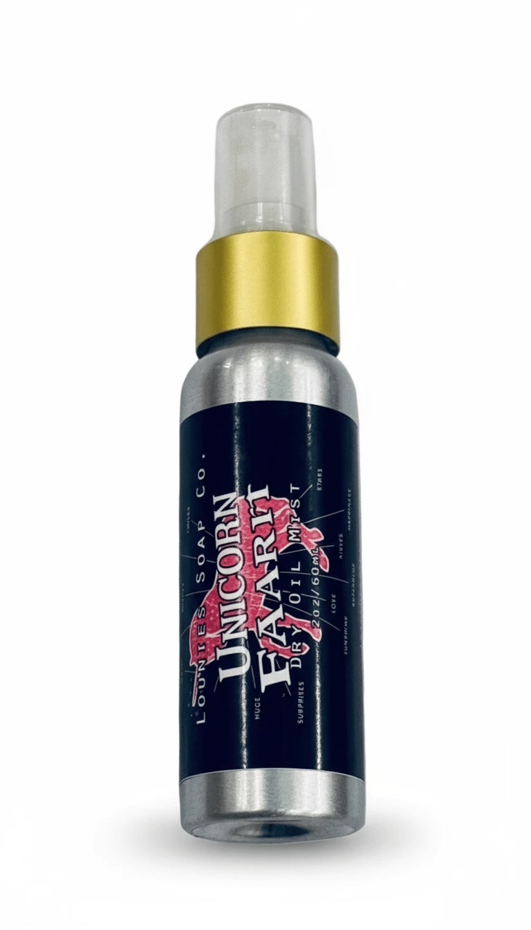 Unicorn Flesh Dry Oil Mist by Lounies Soap Co.