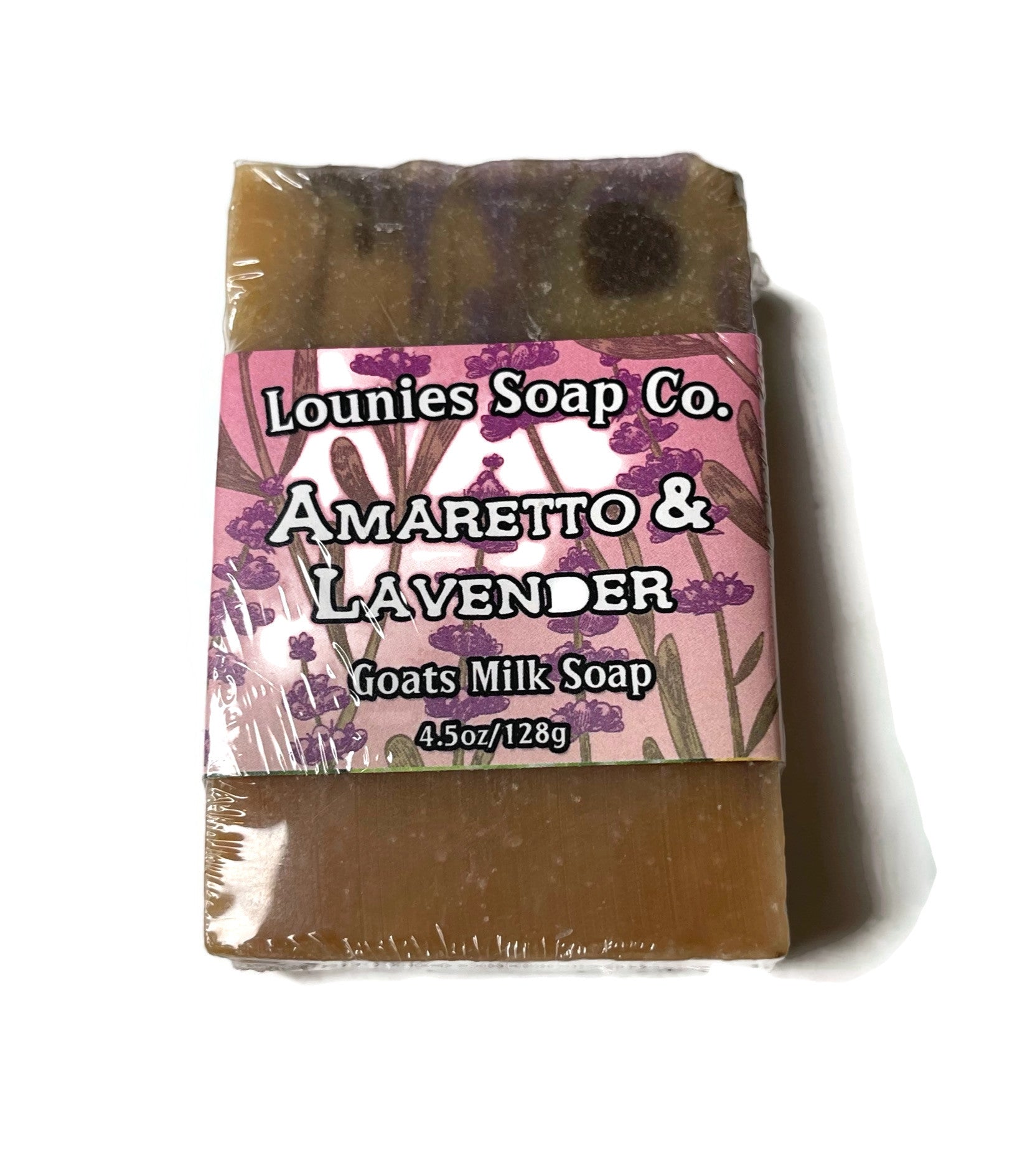 Amaretto & Lavender Goats Milk Soap - Lounies Soap Co.