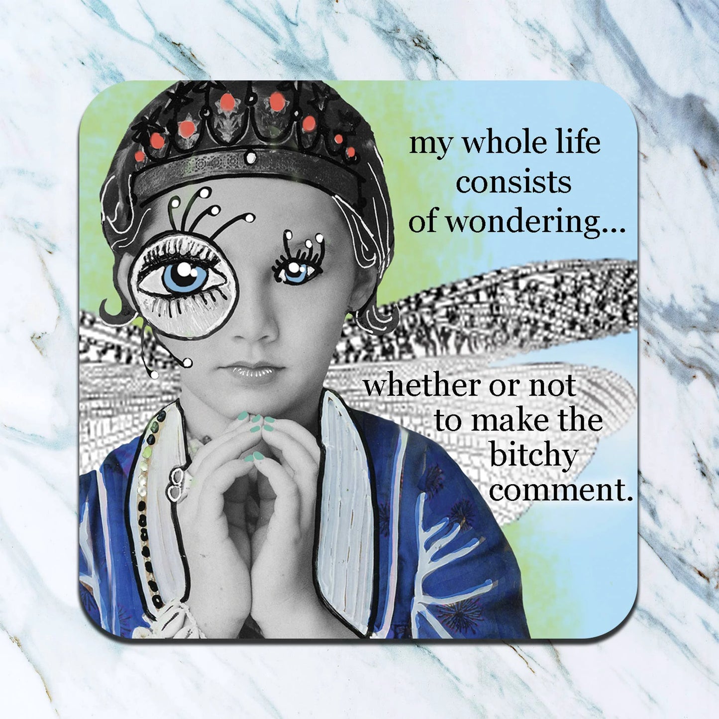 bitchy comment Coaster - Lounies Soap Co.