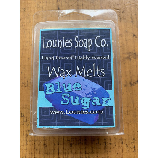Blue Sugar Wax Melt - Lounies Soap Co.