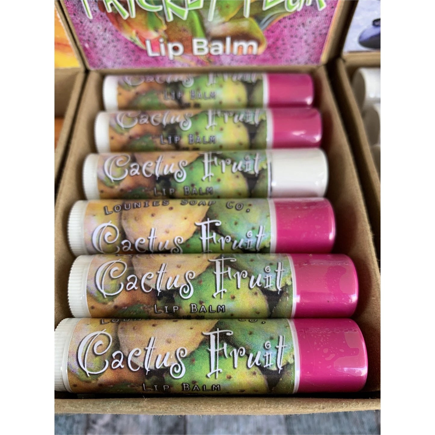 Cactus Fruit Lip balm - Lounies Soap Co.