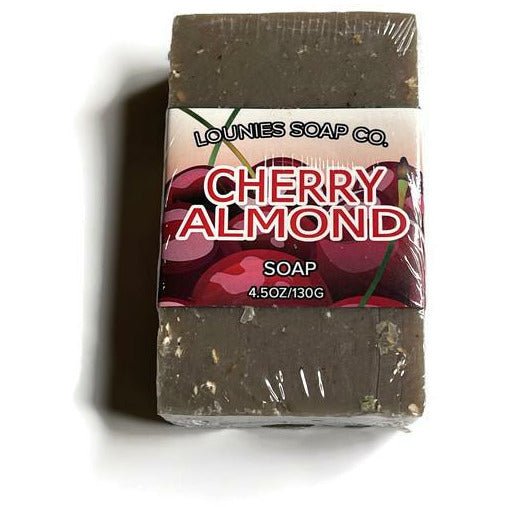 Cherry Almond Oatmeal Soap - Lounies Soap Co.