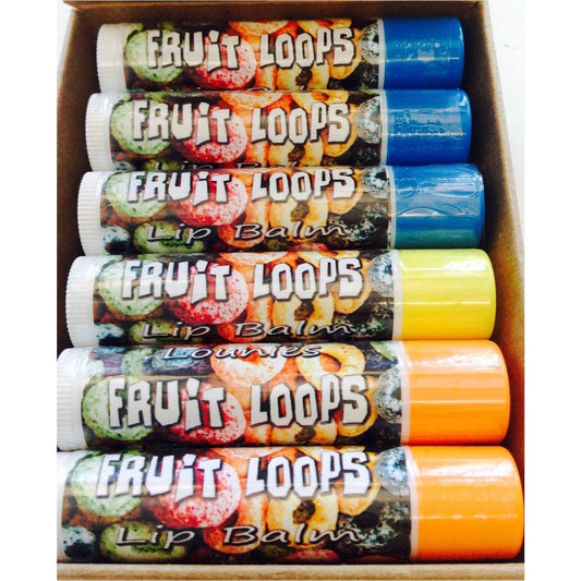 Frooty Loops Lip Balm - Lounies Soap Co.