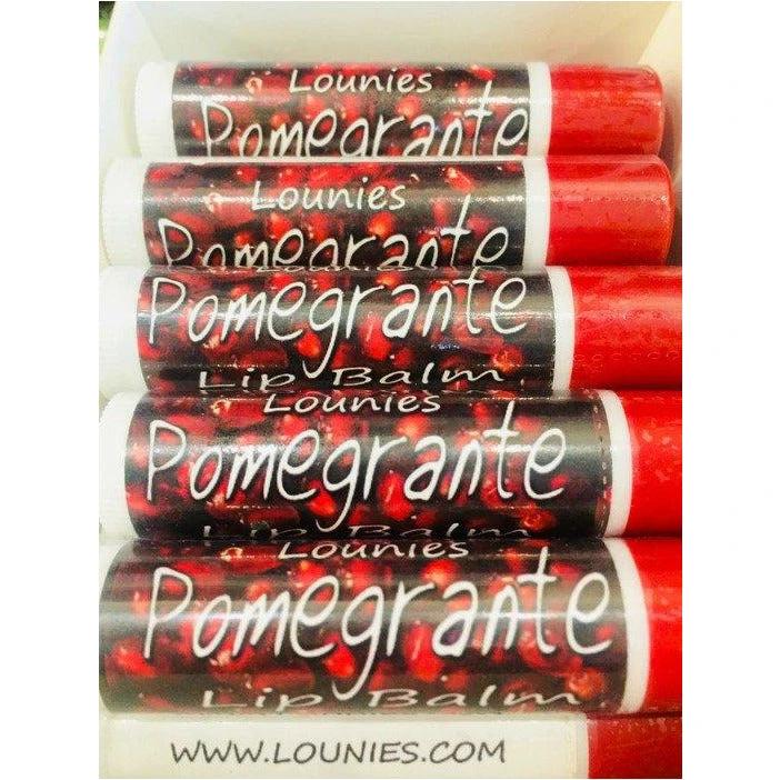 Pomegrante Lip Balm by Lounies Soap Co.
