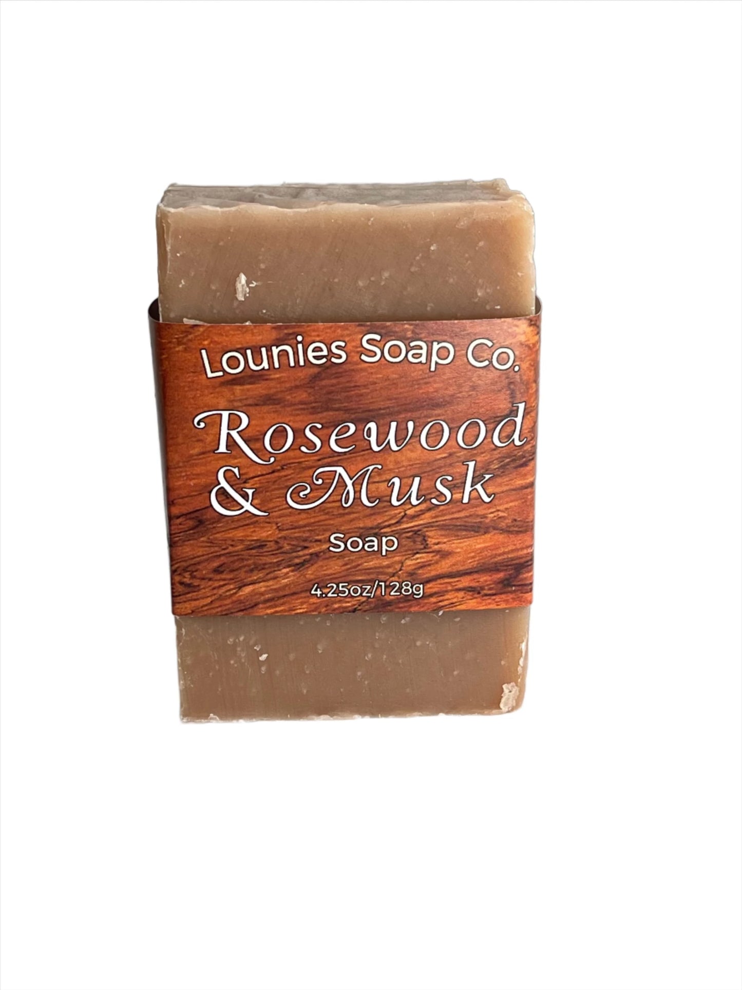Rosewood & Musk Goats Milk Soap by Lounies Soap Co.