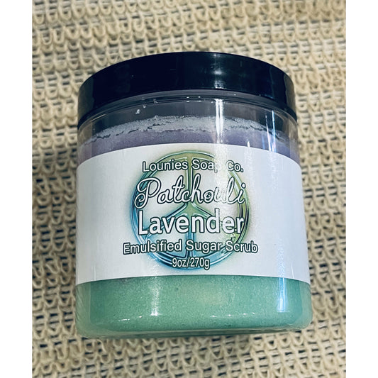 Patchouli Lavender Sugar Scrub