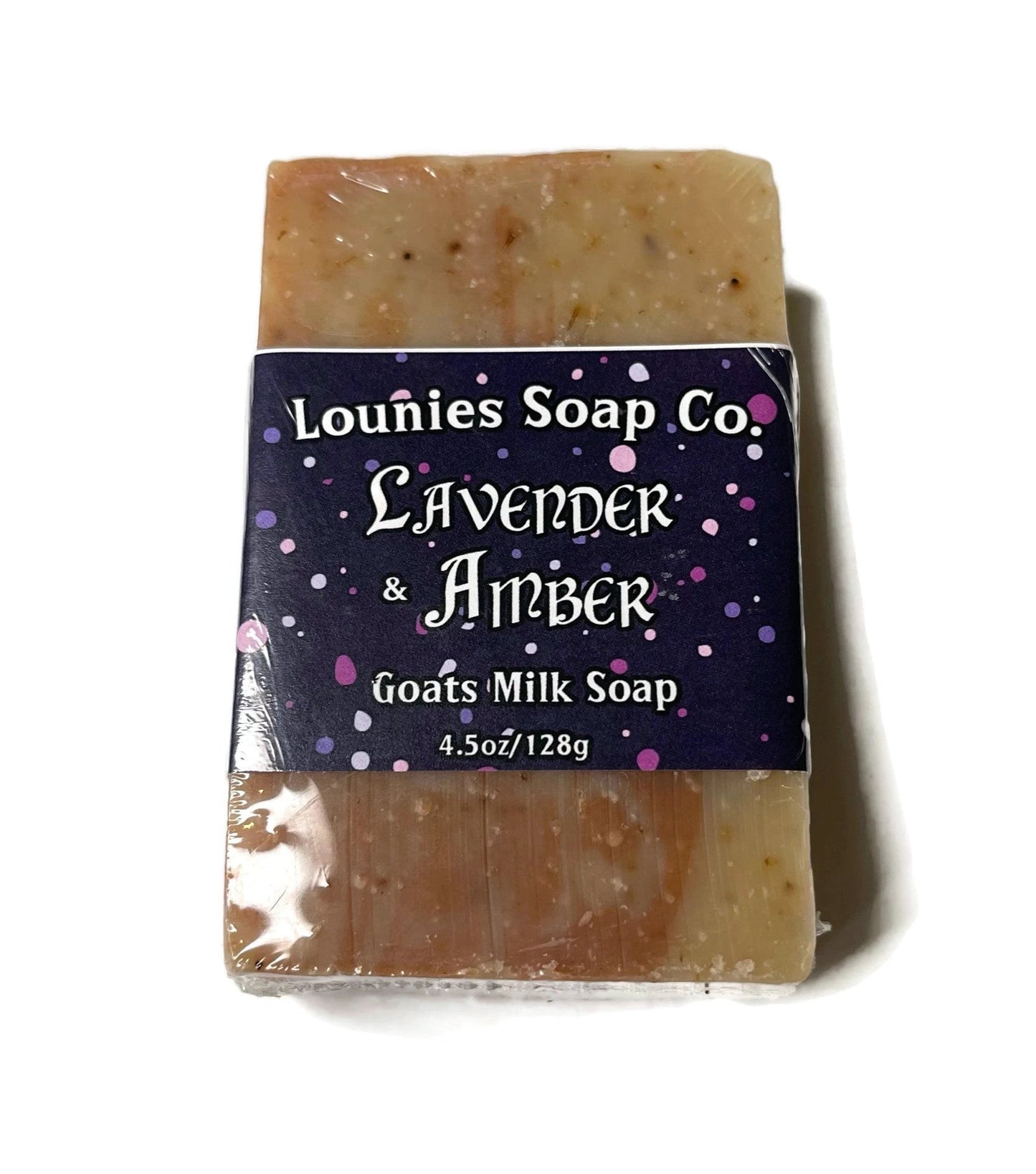 Lavender Amber Goats Milk Soap by Lounies Soap Co.
