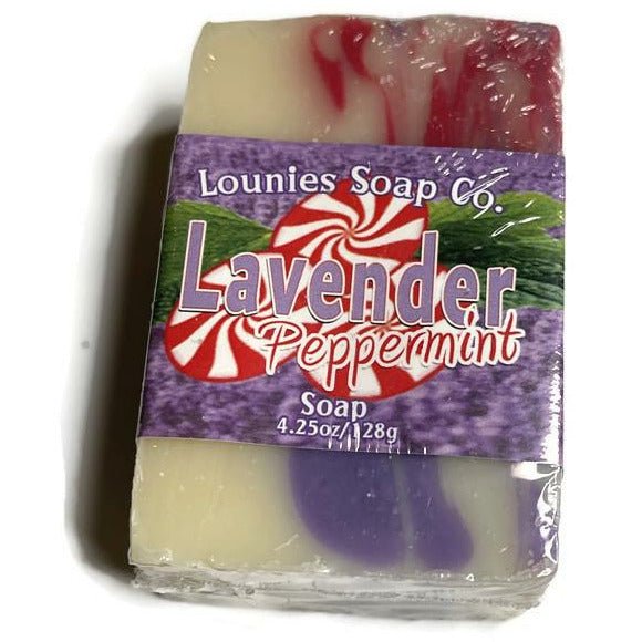 Lavender Peppermint Soap - Lounies Soap Co.