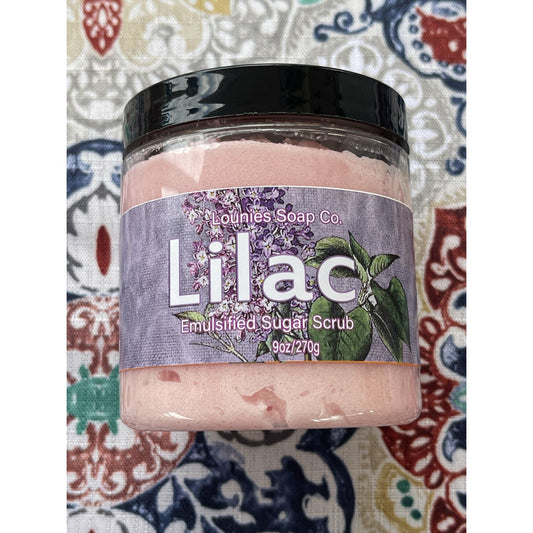 Lilac Sugar Scrub - Lounies Soap Co.