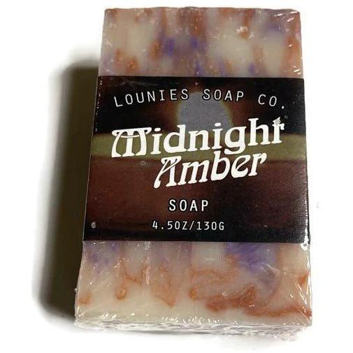Midnight Amber Soap by Lounies Soap Co.