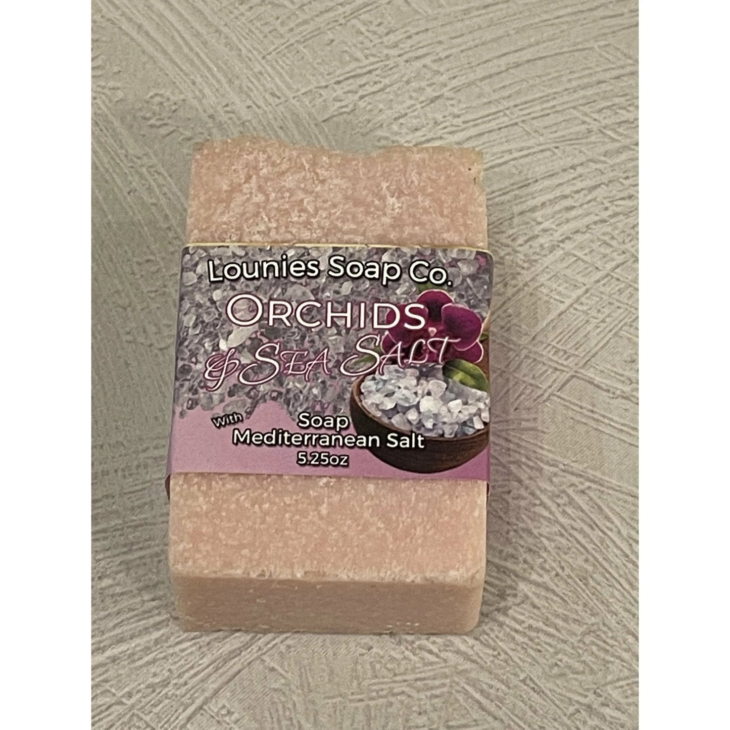 Orchids & Sea Salt Soap by Lounies Soap Co.
