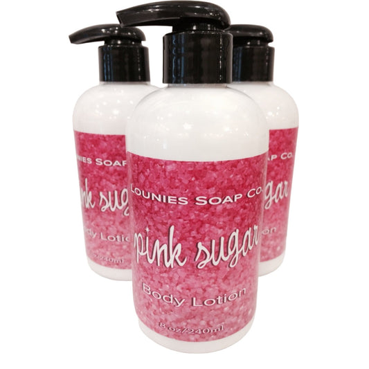 Pink Sugar Lotion - Lounies Soap Co.