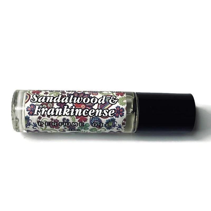 Sandalwood & Frankincense Perfume Oil by Lounies Soap Co.
