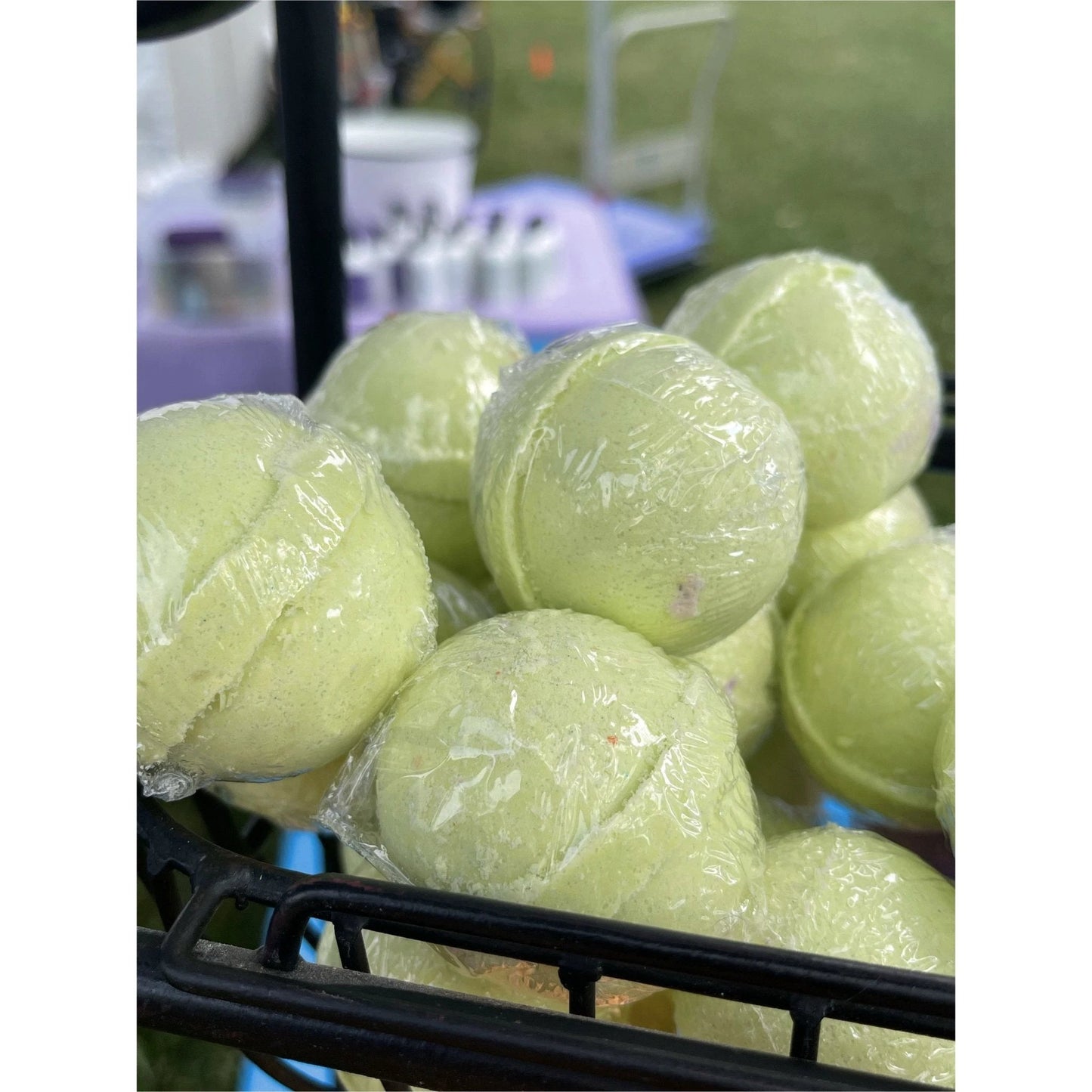 Spearmint & Eucalyptus Bath Bomb - Lounies Soap Co.