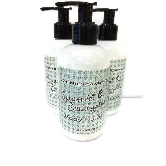Spearmint & Eucalyptus Lotion - Lounies Soap Co.
