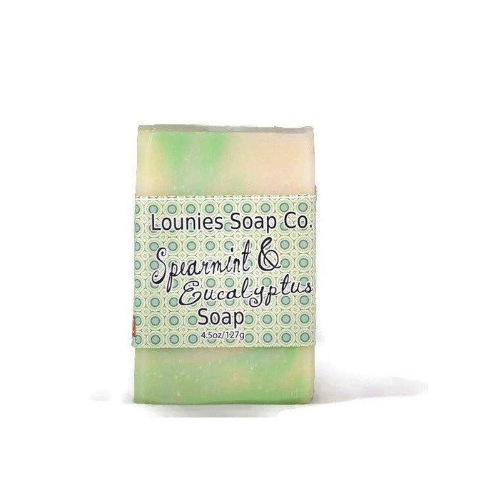 Spearmint & Eucalyptus Soap by Lounies Soap Co.