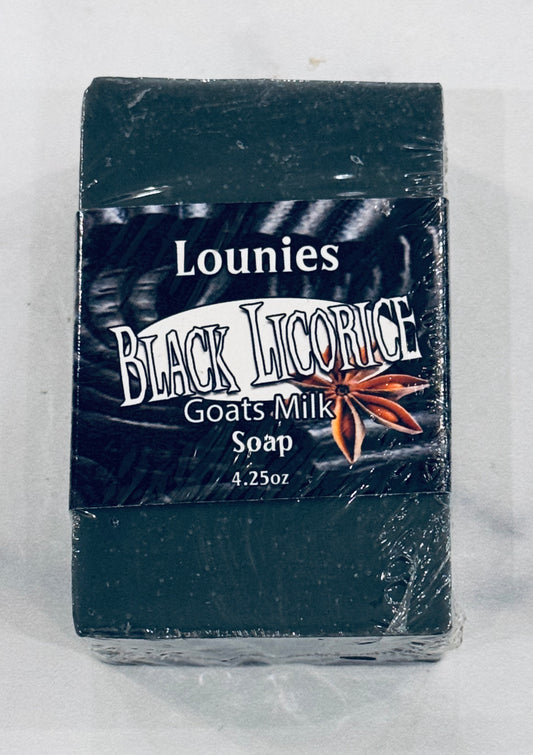 Black Licorice Goats Milk Soap