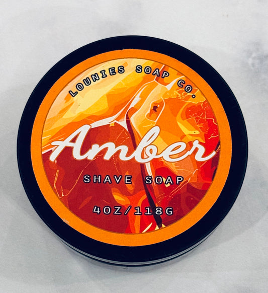 Amber Shave Soap