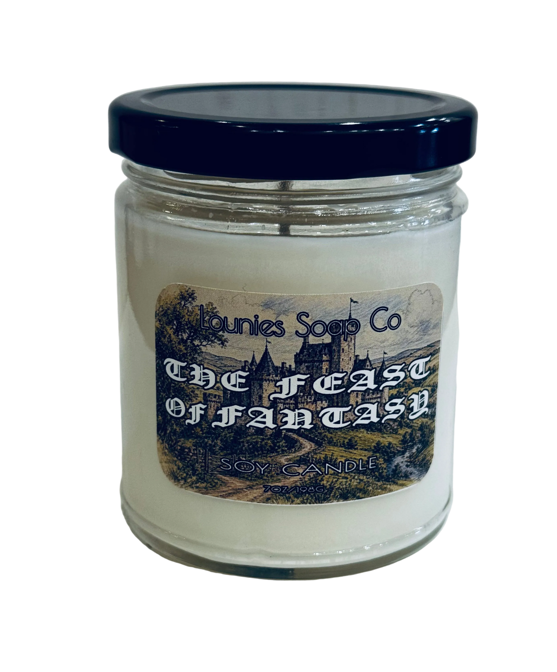 The Feast of Fantasy Soy Candle by Lounies Soap Co.
