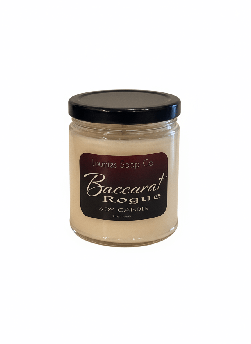 Baccarat Rogue Soy Candle - Lounies Soap Co.