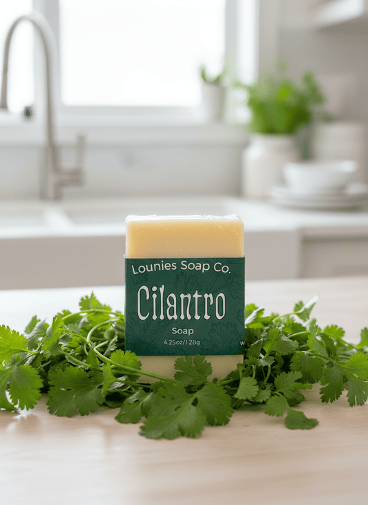 Cilantro Soap - Limited Edition - Lounies Soap Co.