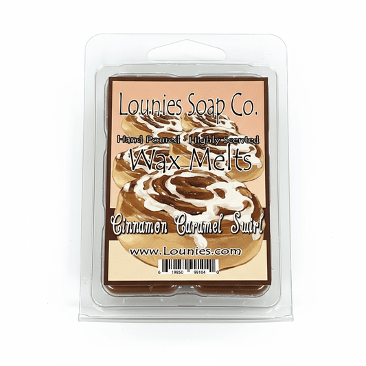 Cinnamon Caramel Swirl Wax Melt - Lounies Soap Co.