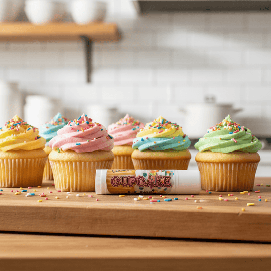 Cupcake Flavored Lip Balm - Lounies Soap Co.