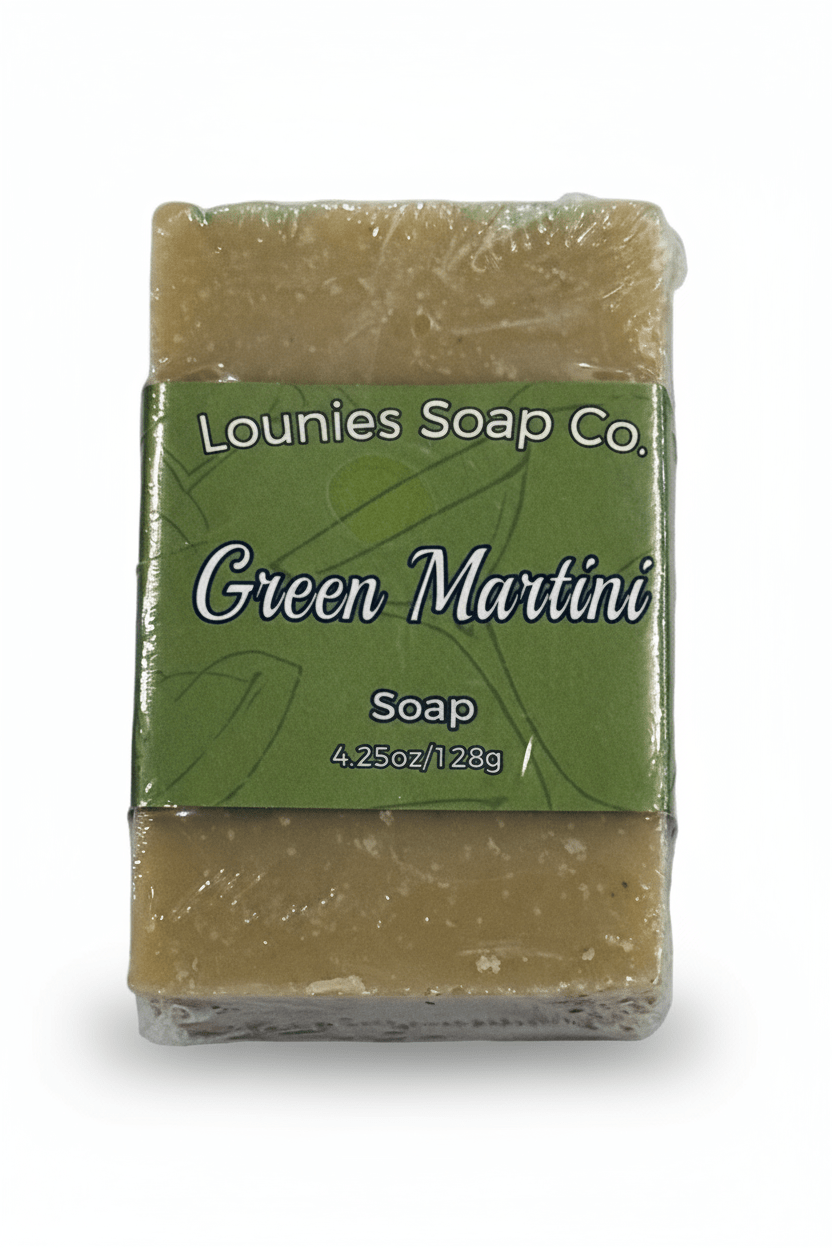 Green Martini Goats Milk Soap - Limited Edition - Lounies Soap Co.