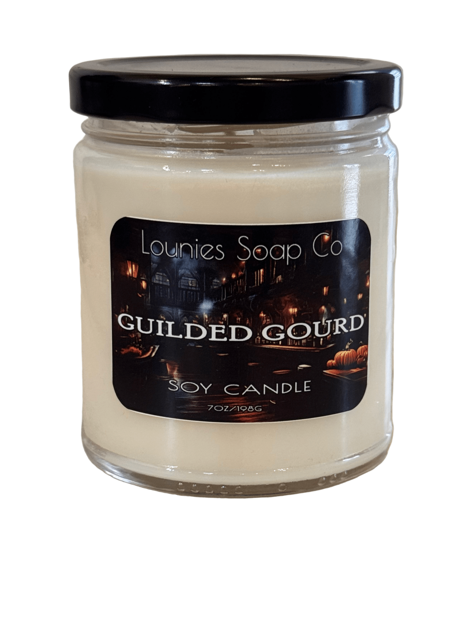 Guilded Gourd Soy Candle - Lounies Soap Co.
