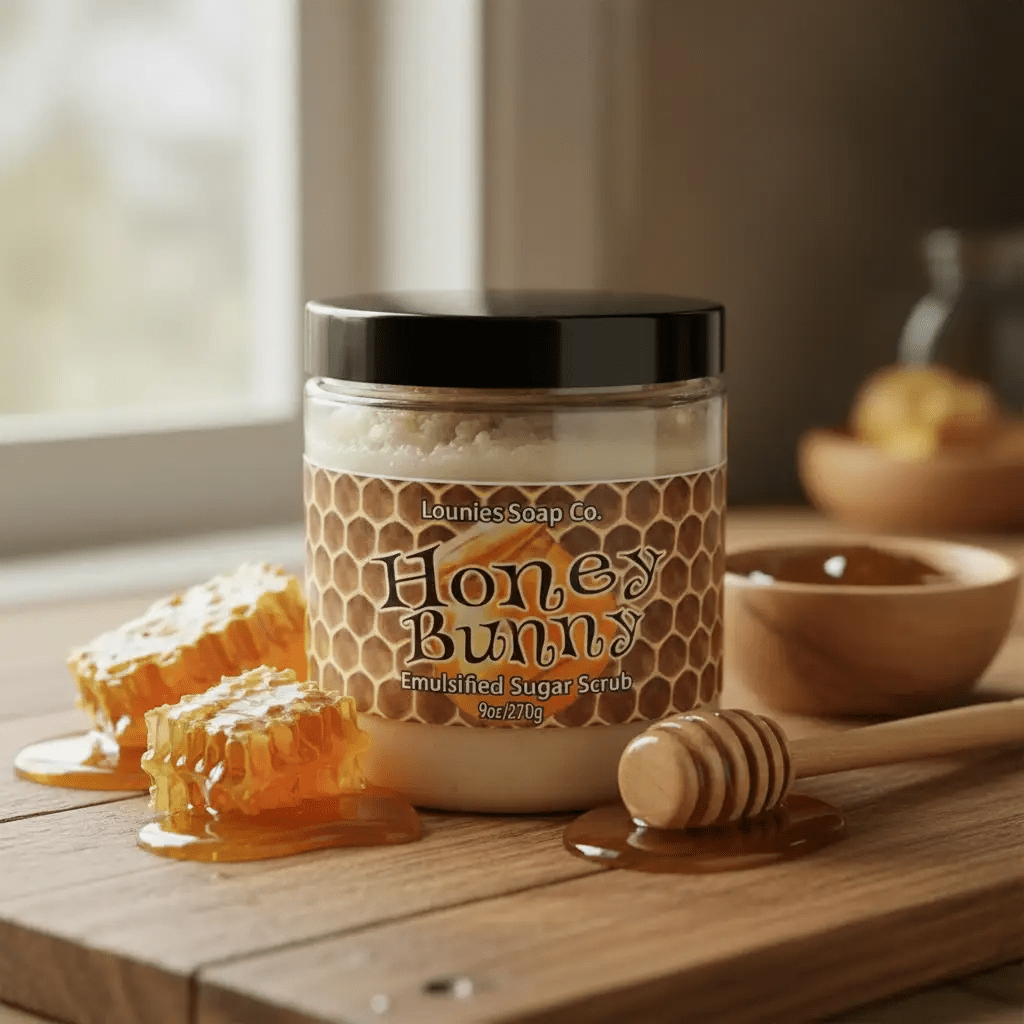 Honey Bunny Sugar Scrub - Lounies Soap Co.