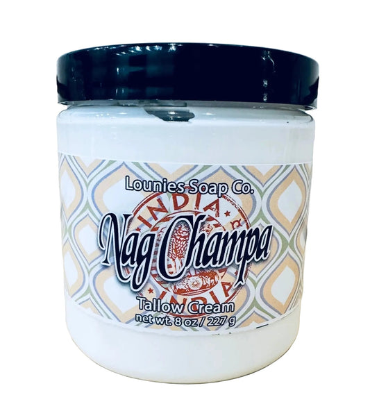 Nag Champa Tallow Cream - Lounies Soap Co.