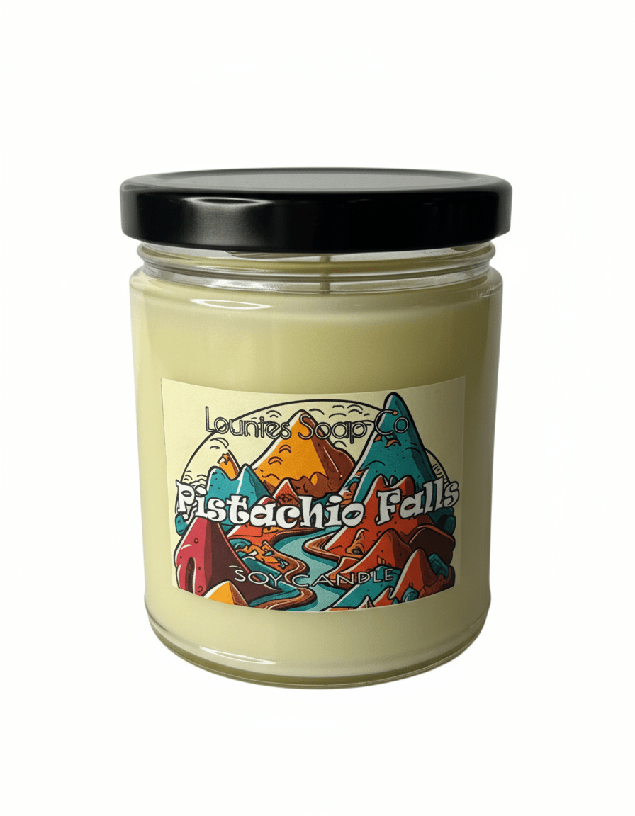Pistachio Falls Candle - Lounies Soap Co.