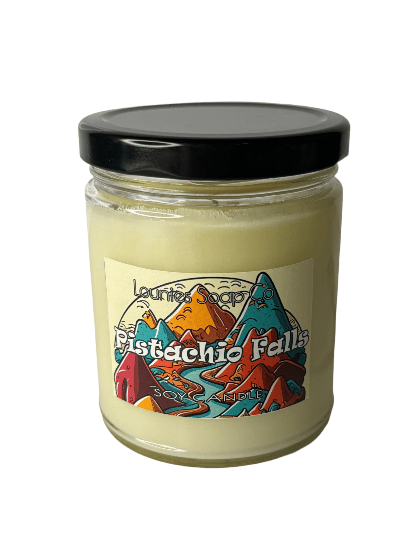 Pistachio Falls Candle - Lounies Soap Co.