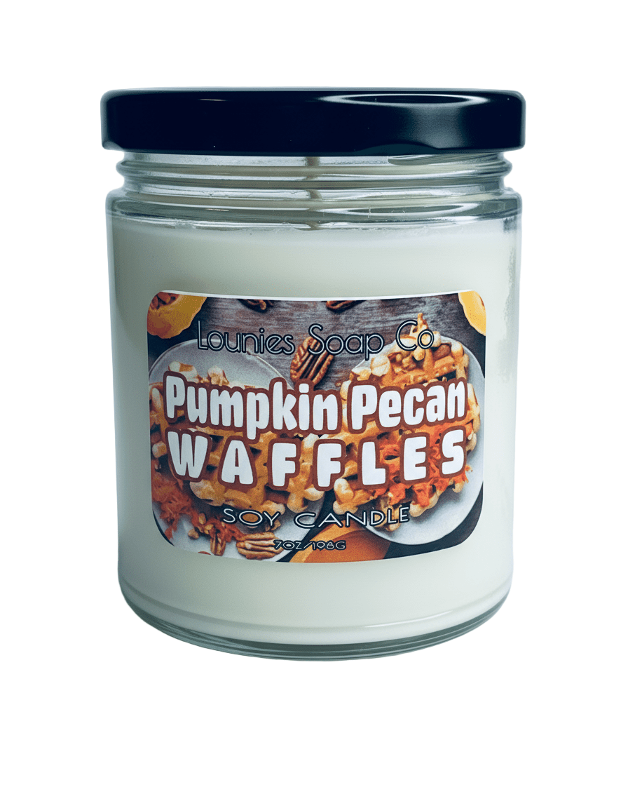Pumpkin Pecan Waffle Candle - Lounies Soap Co.