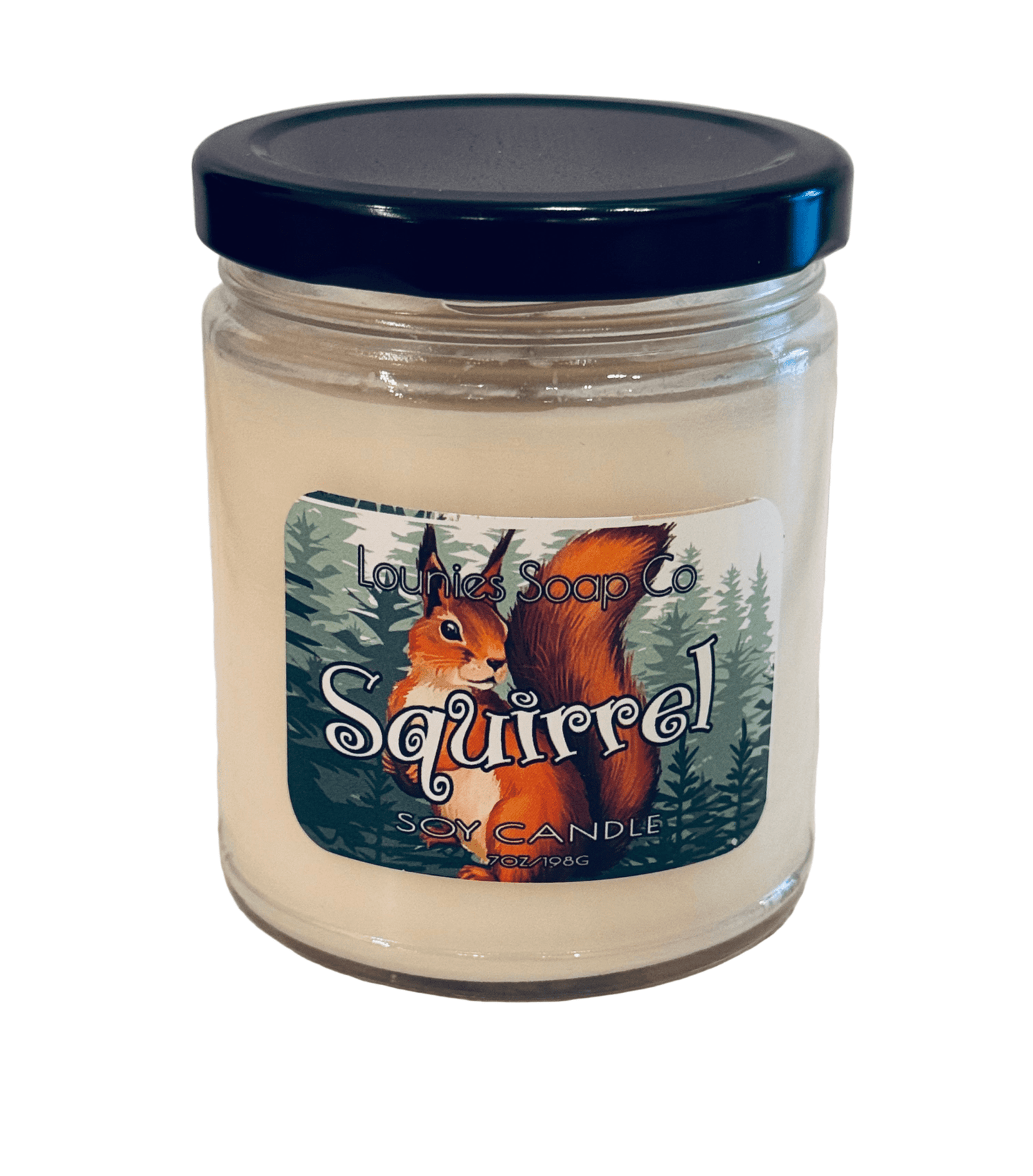 Squirrel Soy Candle - Lounies Soap Co.