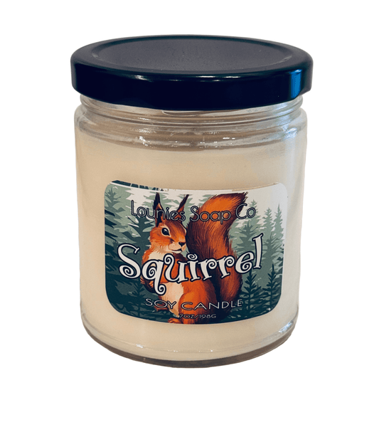 Squirrel Soy Candle - Lounies Soap Co.