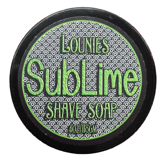 SubLime Shave Soap - Lounies Soap Co.