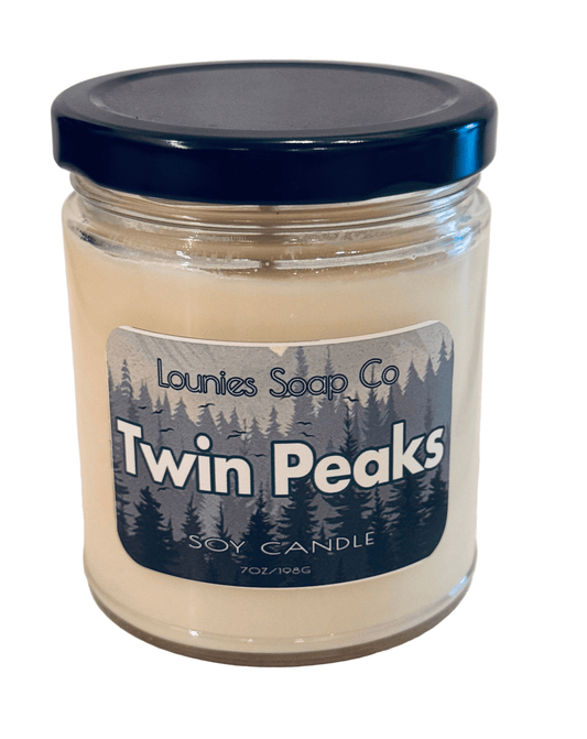 Twin Peaks Soy Candle - Lounies Soap Co.