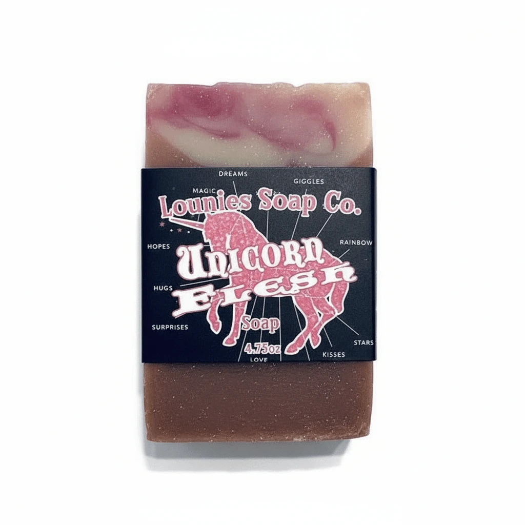 Unicorn Flesh Soap by Lounies Soap Co.