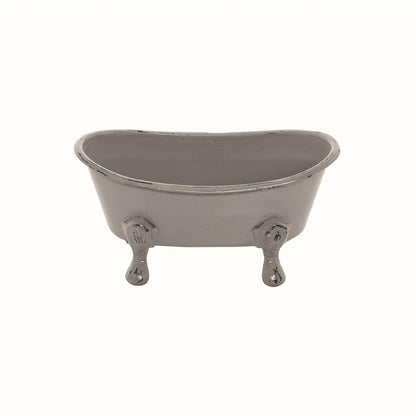 Mini Gray Bathtub Soap Dish